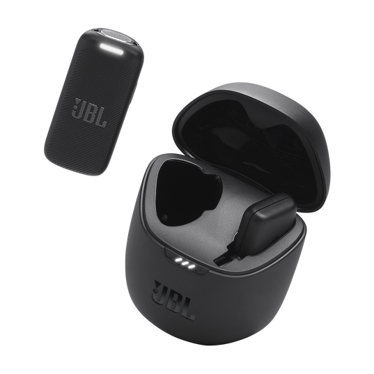 JBL Quantum Stream Wireless Lightning - Black - Wearable wireless streaming microphone for Lightning connection - Front